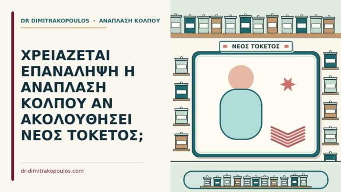 ΧΡΕΙΑΖΕΤΑΙ ΕΠΑΝΑΛΗΨΗ Η ΑΝΑΠΛΑΣΗ ΚΟΛΠΟΥ ΑΝ ΑΚΟΛΟΥΘΗΣΕΙ ΝΕΟΣ ΤΟΚΕΤΟΣ; νέος τοκετός
