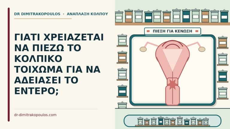 πίεση στο κολπικό τοίχωμα