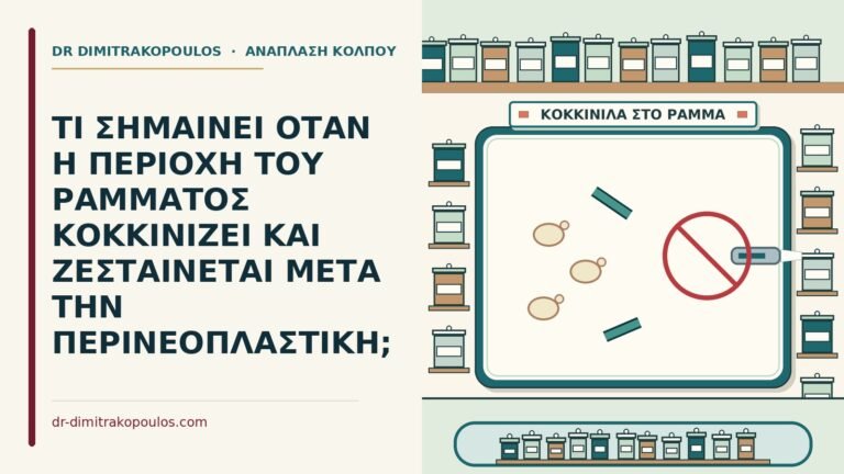 κοκκινίλα στο ράμμα