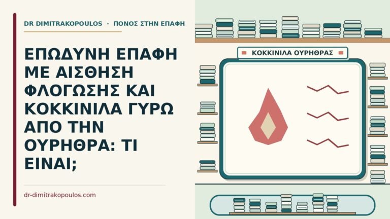 κοκκινίλα γύρω από την ουρήθρα