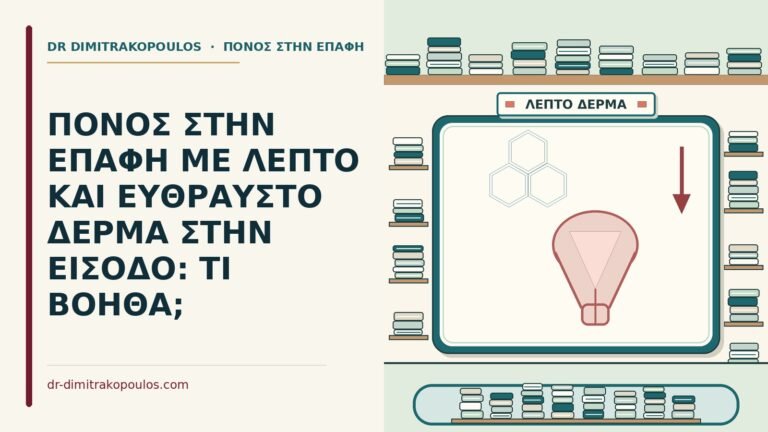 λεπτό και εύθραυστο δέρμα