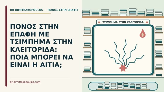ΠΟΝΟΣ ΣΤΗΝ ΕΠΑΦΗ ΜΕ ΤΣΙΜΠΗΜΑ ΣΤΗΝ ΚΛΕΙΤΟΡΙΔΑ: ΠΟΙΑ ΜΠΟΡΕΙ ΝΑ ΕΙΝΑΙ Η ΑΙΤΙΑ; τσίμπημα στην κλειτορίδα