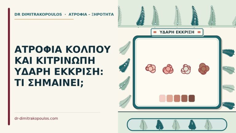 κιτρινωπή υδαρή έκκριση
