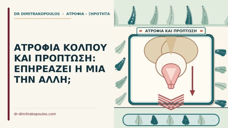 ατροφία του κόλπου και η πρόπτωση
