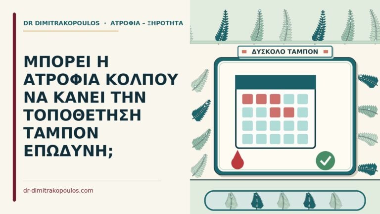 τοποθέτηση ταμπόν