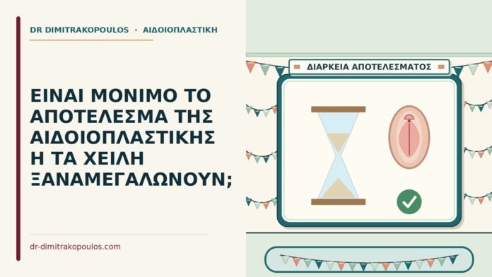 ΕΙΝΑΙ ΜΟΝΙΜΟ ΤΟ ΑΠΟΤΕΛΕΣΜΑ ΤΗΣ ΑΙΔΟΙΟΠΛΑΣΤΙΚΗΣ Η ΤΑ ΧΕΙΛΗ ΞΑΝΑΜΕΓΑΛΩΝΟΥΝ; αποτέλεσμα της αιδοιοπλαστικής
