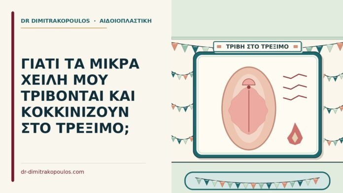 ΓΙΑΤΙ ΤΑ ΜΙΚΡΑ ΧΕΙΛΗ ΜΟΥ ΤΡΙΒΟΝΤΑΙ ΚΑΙ ΚΟΚΚΙΝΙΖΟΥΝ ΣΤΟ ΤΡΕΞΙΜΟ; μικρά χείλη