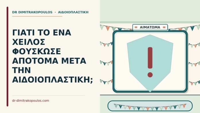 ΓΙΑΤΙ ΤΟ ΕΝΑ ΧΕΙΛΟΣ ΦΟΥΣΚΩΣΕ ΑΠΟΤΟΜΑ ΜΕΤΑ ΤΗΝ ΑΙΔΟΙΟΠΛΑΣΤΙΚΗ; φούσκωσε απότομα