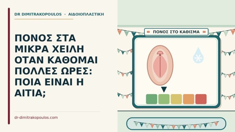 πόνος στα μικρά χείλη