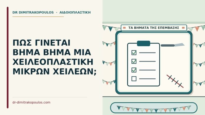ΠΩΣ ΓΙΝΕΤΑΙ ΒΗΜΑ ΒΗΜΑ ΜΙΑ ΧΕΙΛΕΟΠΛΑΣΤΙΚΗ ΜΙΚΡΩΝ ΧΕΙΛΕΩΝ; χειλεοπλαστική