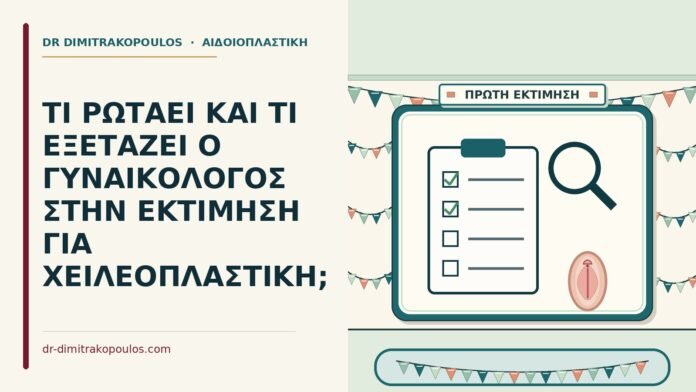 ΤΙ ΡΩΤΑΕΙ ΚΑΙ ΤΙ ΕΞΕΤΑΖΕΙ Ο ΓΥΝΑΙΚΟΛΟΓΟΣ ΣΤΗΝ ΕΚΤΙΜΗΣΗ ΓΙΑ ΧΕΙΛΕΟΠΛΑΣΤΙΚΗ; εκτίμηση για χειλεοπλαστική