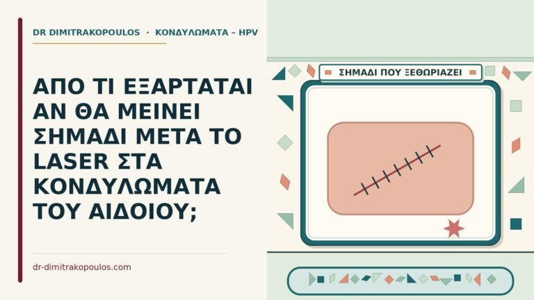 σημάδι μετά το laser