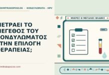 μέγεθος του κονδυλώματος
