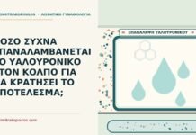ΠΟΣΟ ΣΥΧΝΑ ΕΠΑΝΑΛΑΜΒΑΝΕΤΑΙ ΤΟ ΥΑΛΟΥΡΟΝΙΚΟ ΣΤΟΝ ΚΟΛΠΟ ΓΙΑ ΝΑ ΚΡΑΤΗΣΕΙ ΤΟ ΑΠΟΤΕΛΕΣΜΑ; υαλουρονικό στον κόλπο
